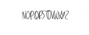 Tree Forest Font UPPERCASE