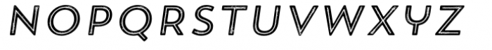 Trend Rough Sans Five Italic Font LOWERCASE