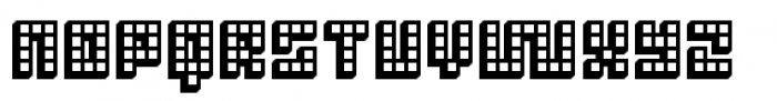 Trick 3D Font LOWERCASE