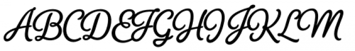 Tricker Regular Font UPPERCASE