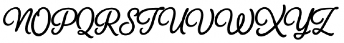 Tricker Regular Font UPPERCASE