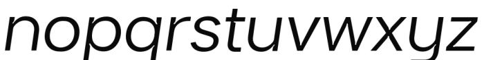 Trinket Variable Italic Font LOWERCASE