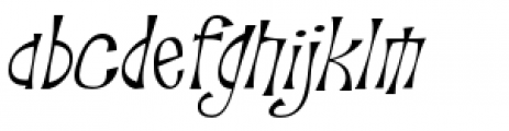 Troutkings BTN Light Oblique Font LOWERCASE