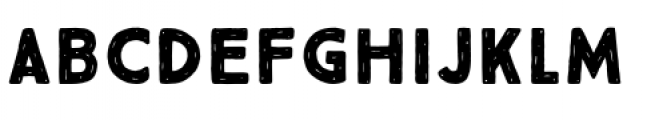 True North Rough Black Font LOWERCASE