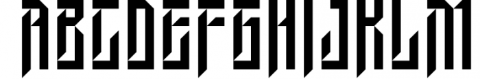 Triagonal Font UPPERCASE