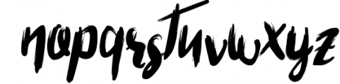 Tristan Brush Font + Bonus Font LOWERCASE