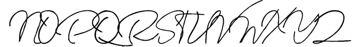Tristyn Signature Typeface Font UPPERCASE