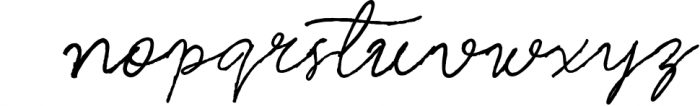 Tristyn Signature Typeface Font LOWERCASE