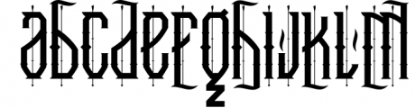 Trowing Axes 2 Font LOWERCASE