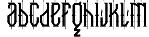 Trowing Axes 3 Font LOWERCASE