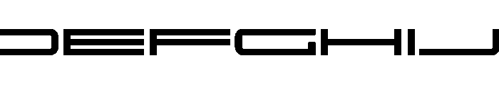 TRIMOD Font UPPERCASE