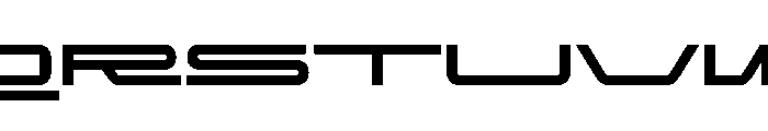 TRIMOD Font UPPERCASE