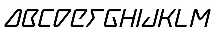 Tracer Bold Italic Font LOWERCASE