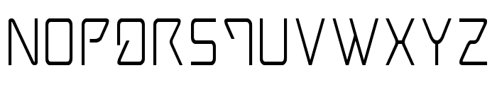 Tracer Condensed Font UPPERCASE