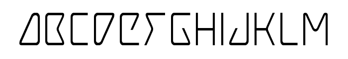 Tracer Condensed Font LOWERCASE