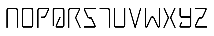 Tracer Condensed Font LOWERCASE