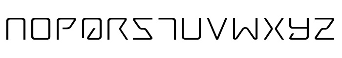 Tracer Expanded Font LOWERCASE