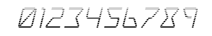 Tracer Gradient Italic Font OTHER CHARS