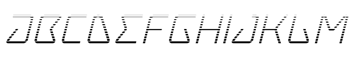 Tracer Gradient Italic Font UPPERCASE