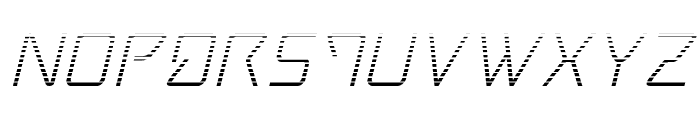 Tracer Gradient Italic Font UPPERCASE