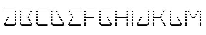 Tracer Gradient Font UPPERCASE