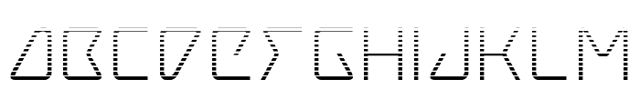 Tracer Gradient Font LOWERCASE