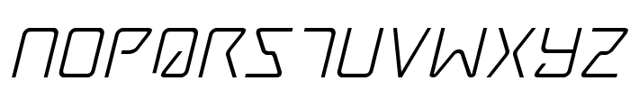 Tracer Italic Font LOWERCASE