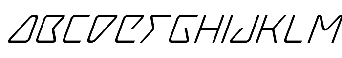 Tracer Super-Italic Font LOWERCASE