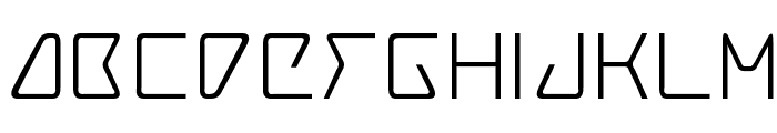 Tracer Font LOWERCASE