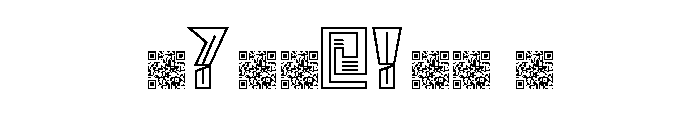 Tracksion Font OTHER CHARS