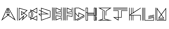 Tracksion Font UPPERCASE