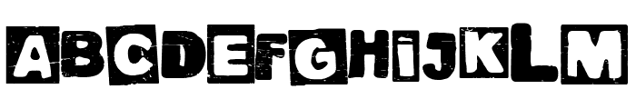 Traditional Punk Font UPPERCASE