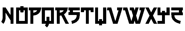 Traditional Regular Font UPPERCASE