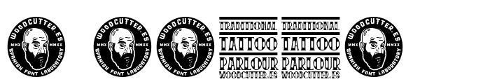 Traditional Tattoo Parlour Font OTHER CHARS