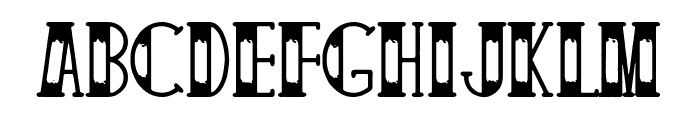 Traditional Tattoo Parlour Font UPPERCASE
