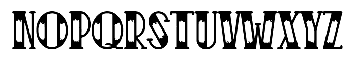 Traditional Tattoo Parlour Font UPPERCASE