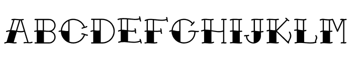Traditional Tattoo Font LOWERCASE