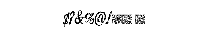 TragicPrequel Font OTHER CHARS