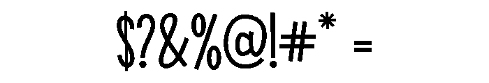 Trampolinedemo Font OTHER CHARS