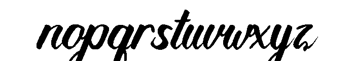 Tranquillo Font LOWERCASE