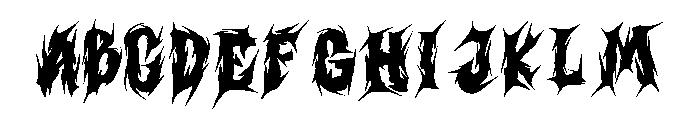 Trash Gore DEMO FONT
