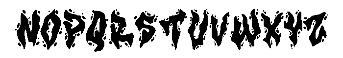 Trash Haunted DEMO Font UPPERCASE