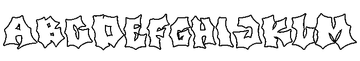 Trash Parcel DEMO Outline FONT