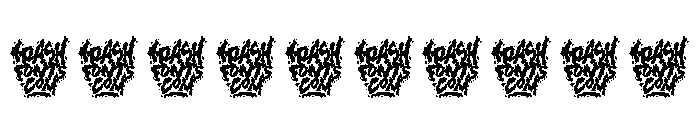 Trash Parcel DEMO Regular Font OTHER CHARS