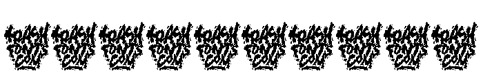 Trash Secret DEMO Font OTHER CHARS