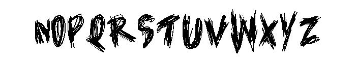 Trash Secret DEMO Font LOWERCASE