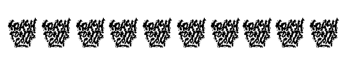 Trash Wax DEMO Font OTHER CHARS