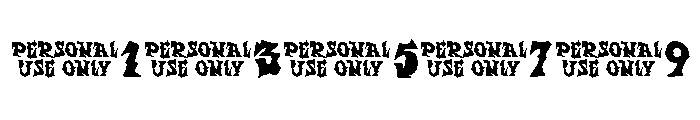 TrashBlightDEMO Font OTHER CHARS