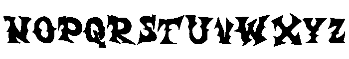 TrashBlightDEMO Font LOWERCASE