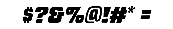 TrashCinemaBB-Italic Font OTHER CHARS